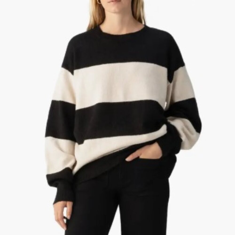 Sanctuary - Cuddle Up Stripe Sweater - Large